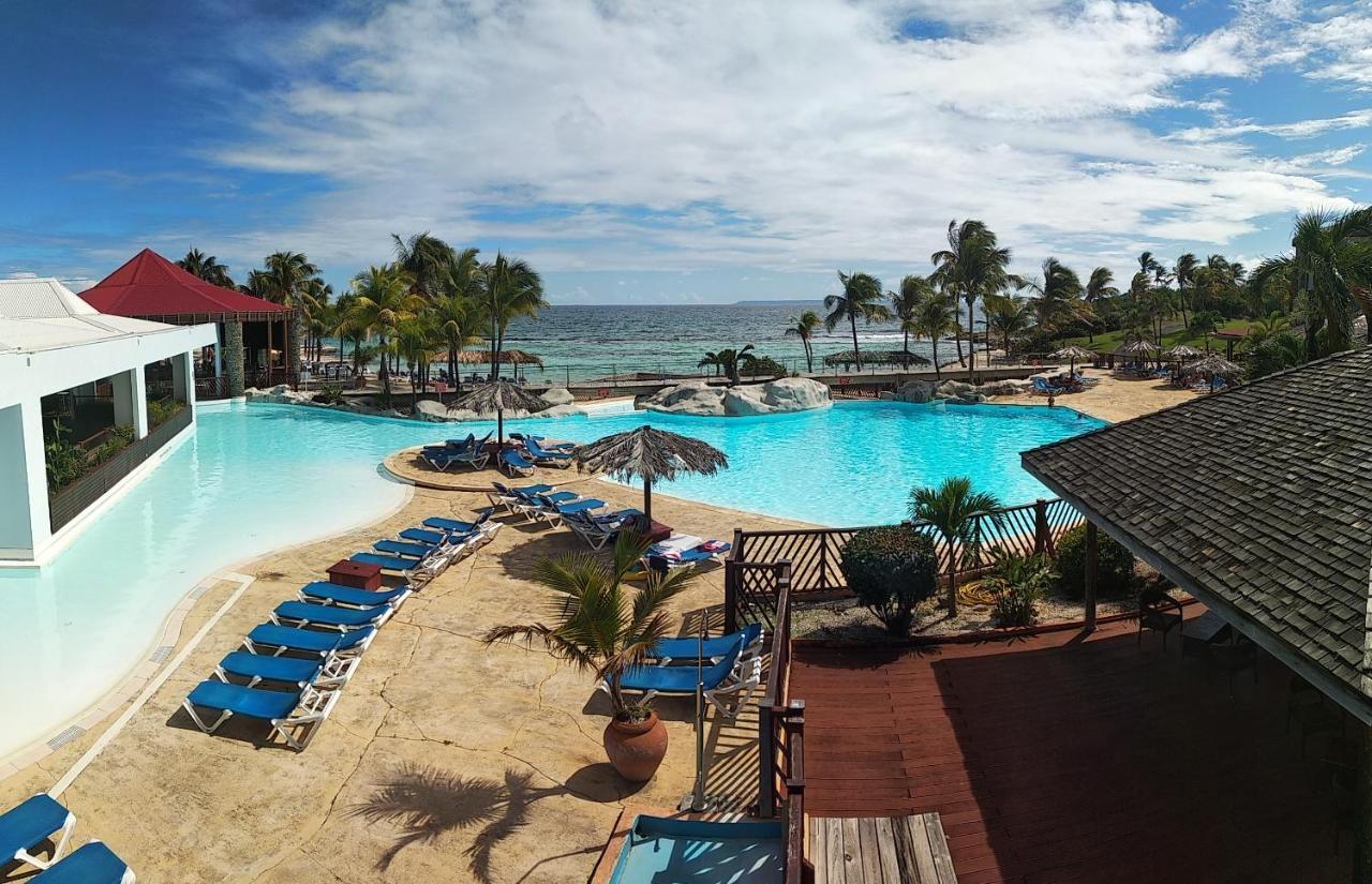 Studio Avec Grande Piscine, Plage Cannelle Caraibes Saint-Francois  Exteriör bild
